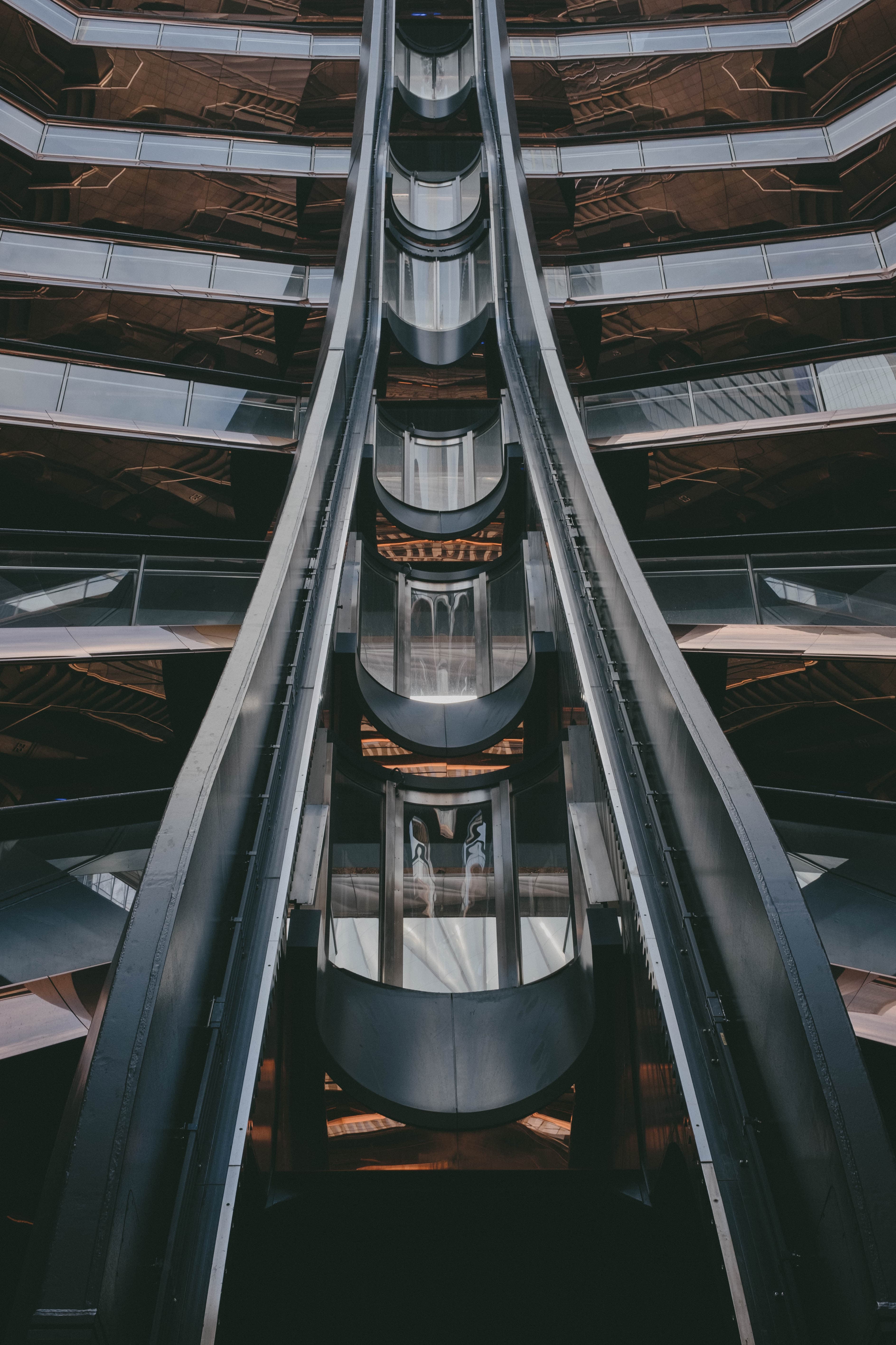 Abstract image of The Vessel in Hudson Yards