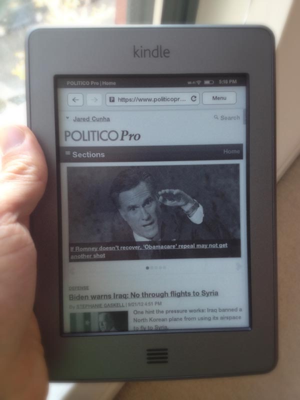 POLITICO Pro on Kindle