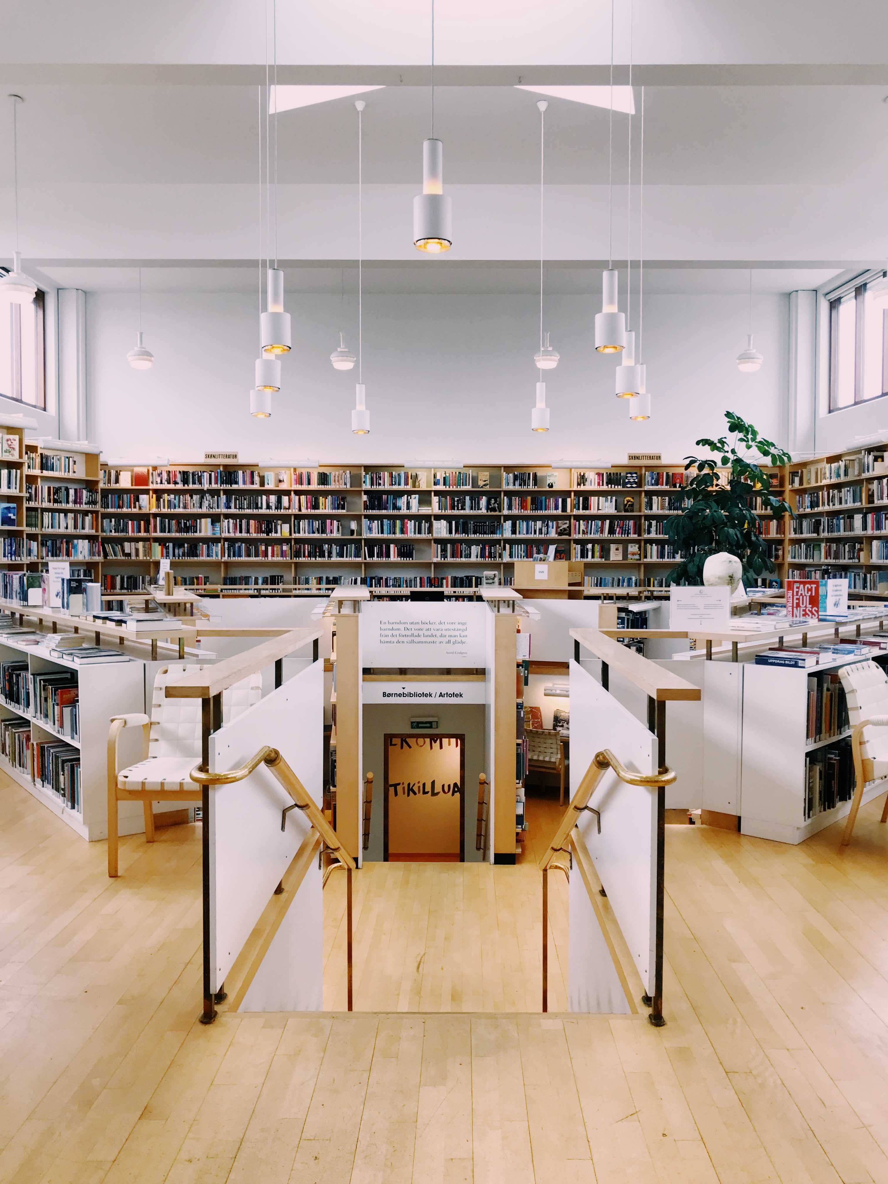 The library at Nordic House