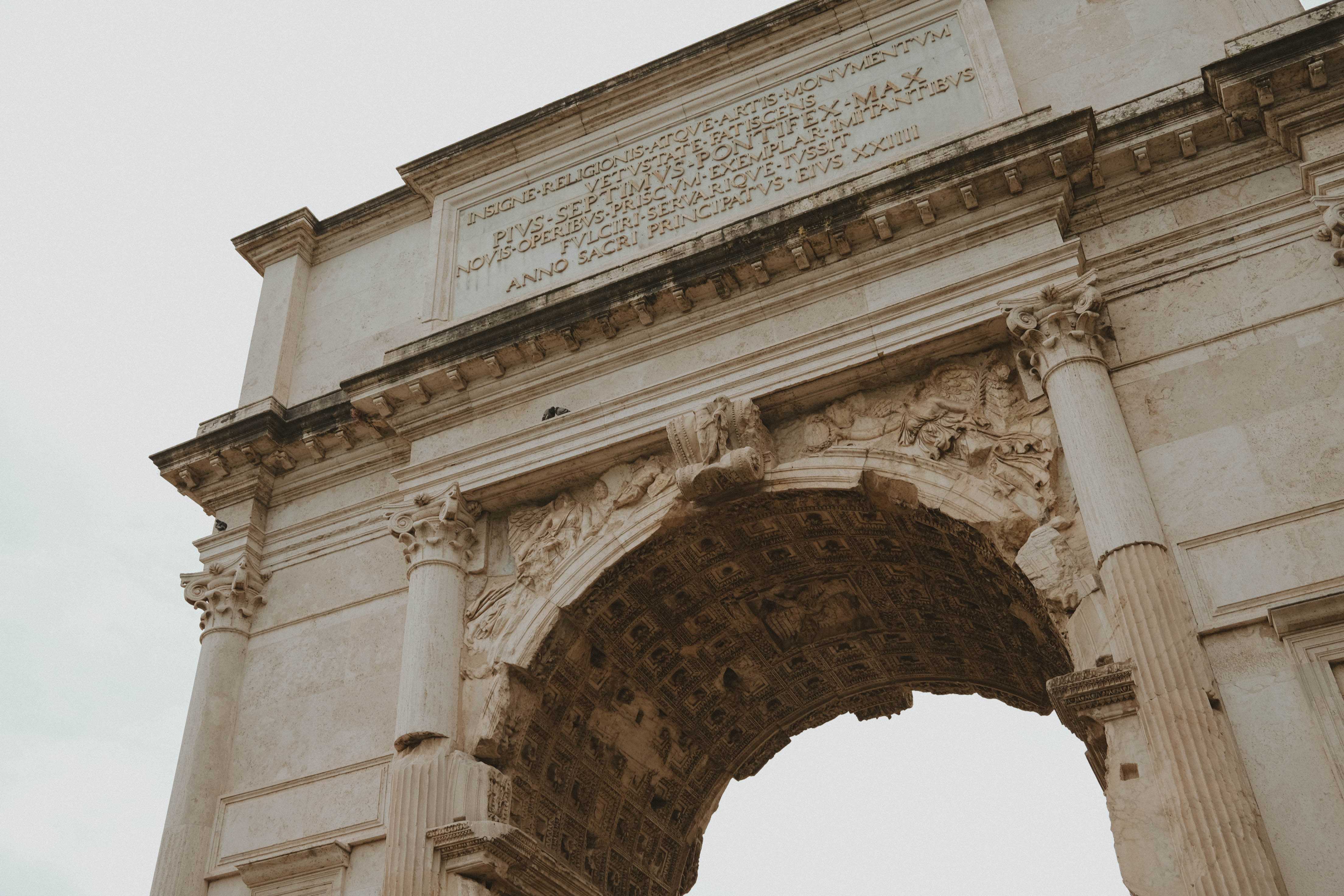 Roman forum arch