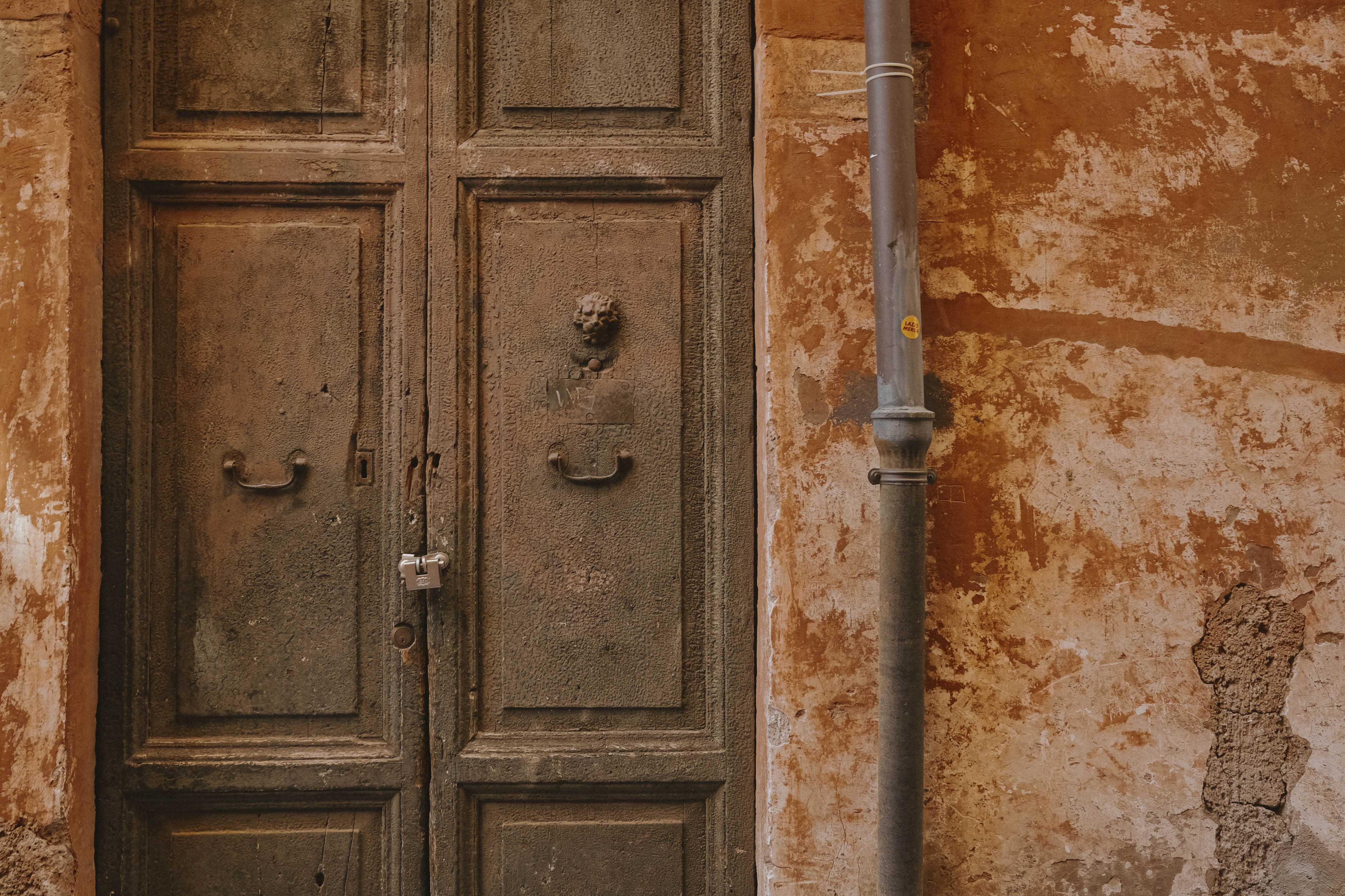 Doorway, heavily textured