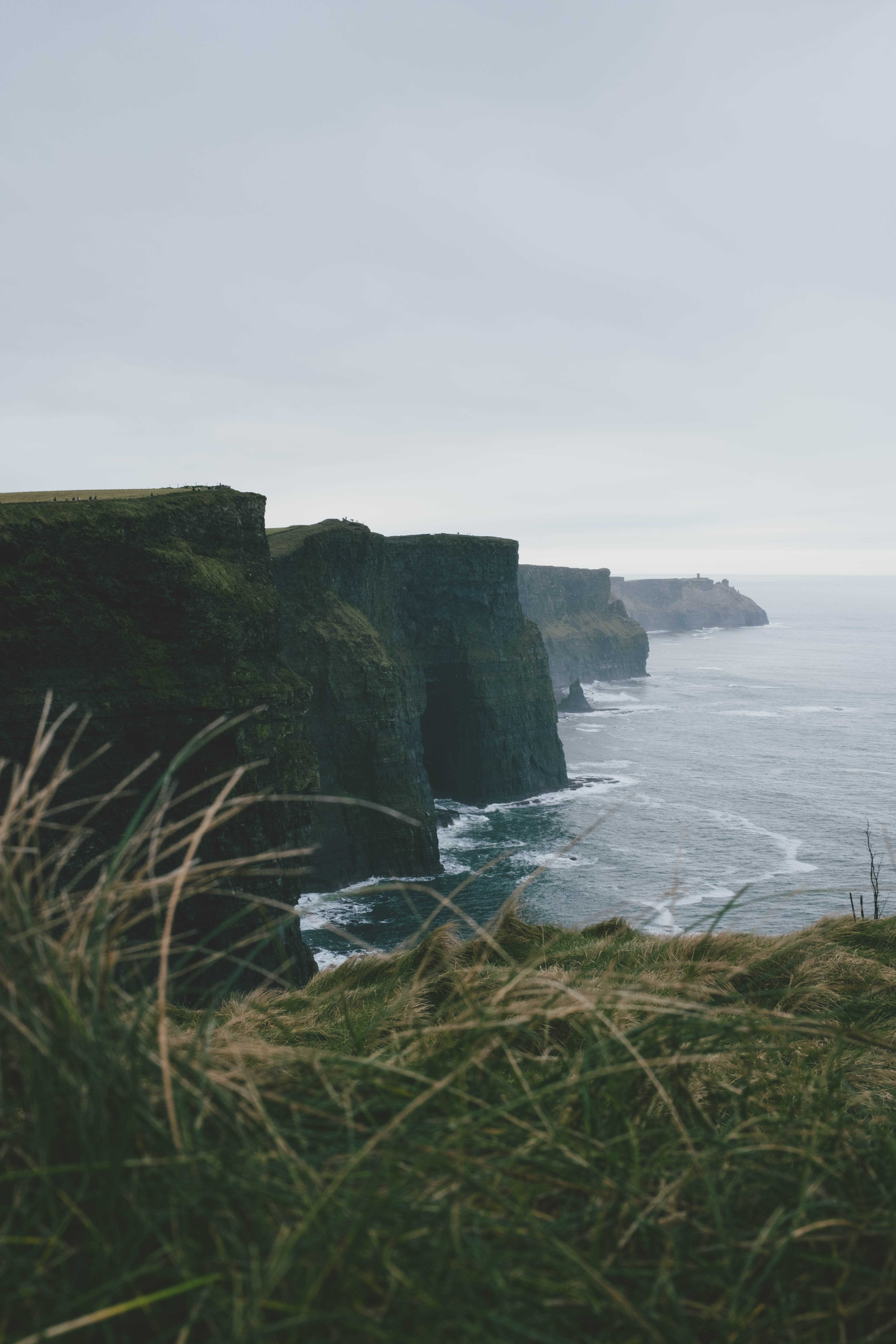 The cliffs looking south